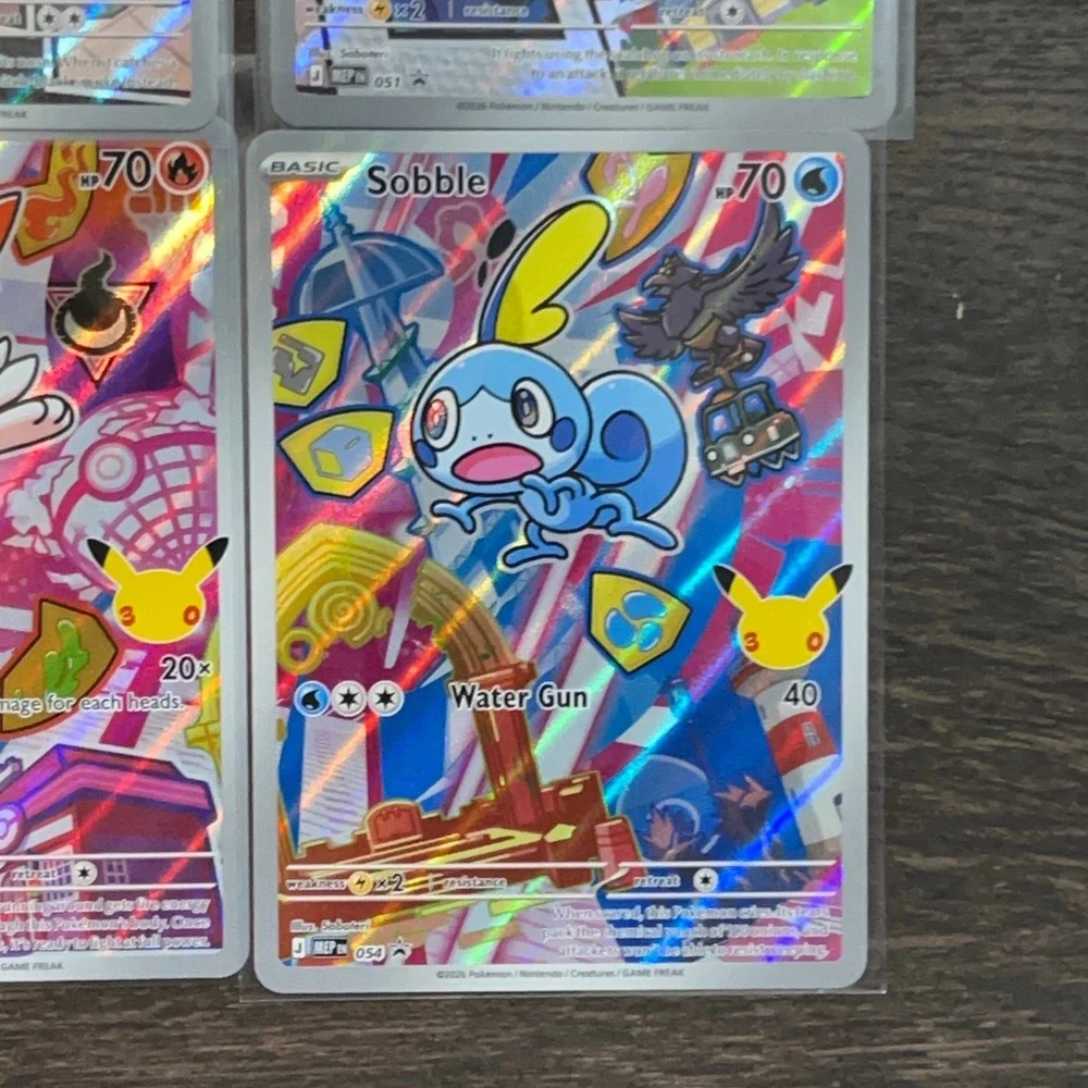 Pokemon Series 2 First Partner Illustration Complete Set Of 9 Cards Gen 2 Promo